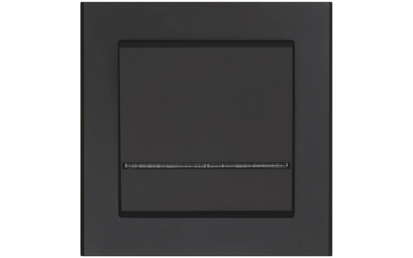 Strömbrytare Optima Kontroll 1-pol Svart