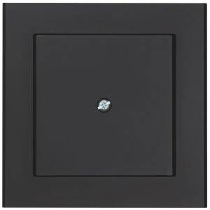 Blindplatta Optima Svart