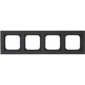 Kombinationsram Optima, 4-fack, Svart