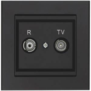 Antennuttag för TV/Radio, Genomgång, Svart