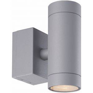 Eklof V, Vägglampa Upp/Ned GU10 Silver