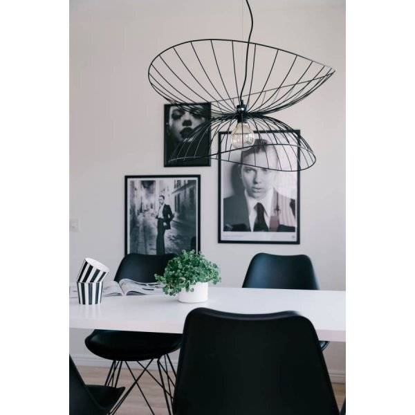 Ray Taklampa Svart 70cm