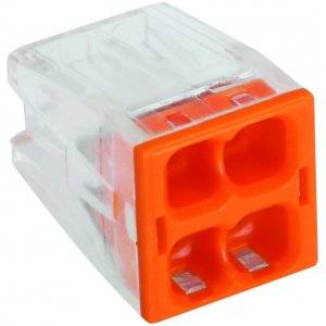 Kopplingsklämma Slim, 4-pol, 0,5-2,5mm², 50st