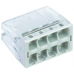 Kopplingsklämma Slim, 8-pol, 0,5-2,5mm², 50st