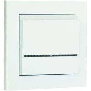 Hotellkortsbrytare Optima, 2-polig, Signalvit