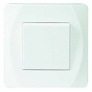 Strömbrytare Nova, Vit, 1-Pol/trapp