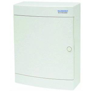 Normkapsling, ABS-Plast, 24 moduler, IP40