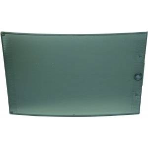 Transparent dörr, 2x18 moduler