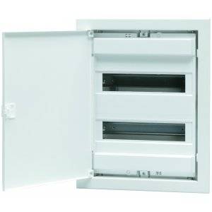 Normkapsling, infälld, 2 rad, 24+4 mod, IP40