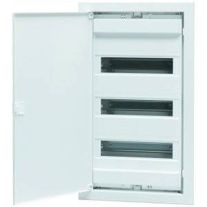 Normkapsling, infälld, 3 rad, 36+6 mod, IP40