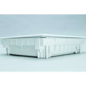 Normkapsling, infälld, 4 rad, 48+8 mod, IP40