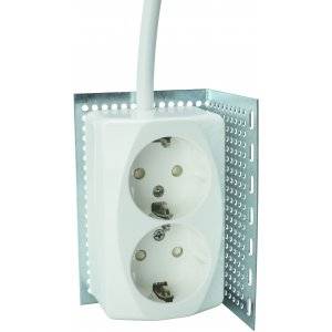 Montageplatta komplett med uttag