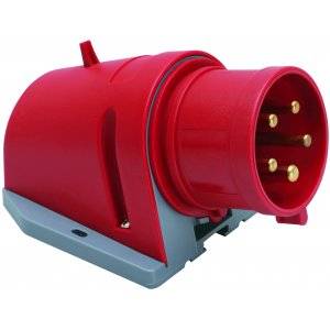 Väggintag, 16A, 3P+N+J, 400V, 6h, IP44