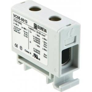 Universalplint, AL/CU, OTL, 1,5-50 mm², Grå