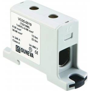 Universalplint, AL/CU, OTL, 6-95 mm², Grå