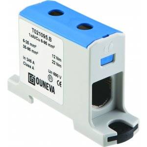 Universalplint, AL/CU, OTL, 6-95 mm², Blå