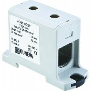 Universalplint, AL/CU, OTL, 25-150 mm², Grå