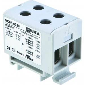 Förgreningsplint, AL/CU, OTL, 1,5-50 mm², Grå