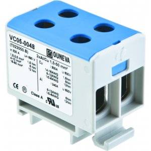 Förgreningsplint, AL/CU, OTL, 1,5-50 mm², Blå