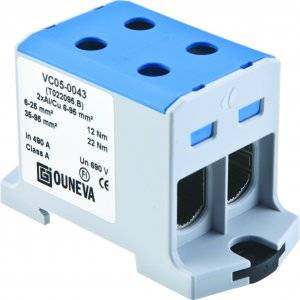 Förgreningsplint, AL/CU, OTL, 6-95 mm², Blå