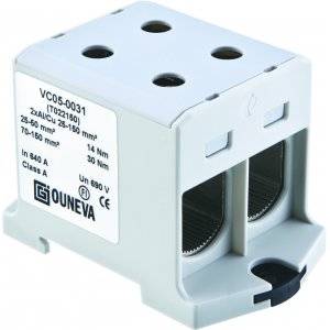 Förgreningsplint, AL/CU, OTL, 25-150 mm², Grå