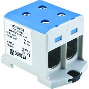 Förgreningsplint, AL/CU, OTL, 25-150 mm², Blå