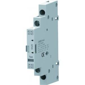 Hjälpkontakt, 1sl + 1br, sidomonterad