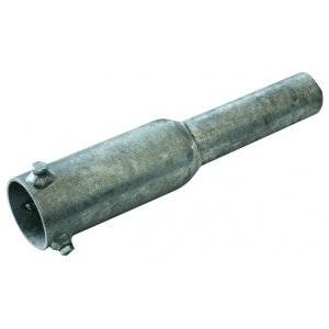 Röradapter från Ø 60mm-48mm, varmförzinkad