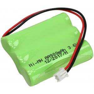 Reservbatteri 3,6V 900mAh, NiMH