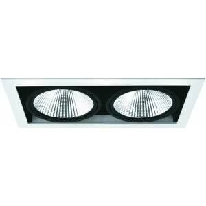 MD-251 Downlight 3000K 2x10W Vit/Svart 230V IP21