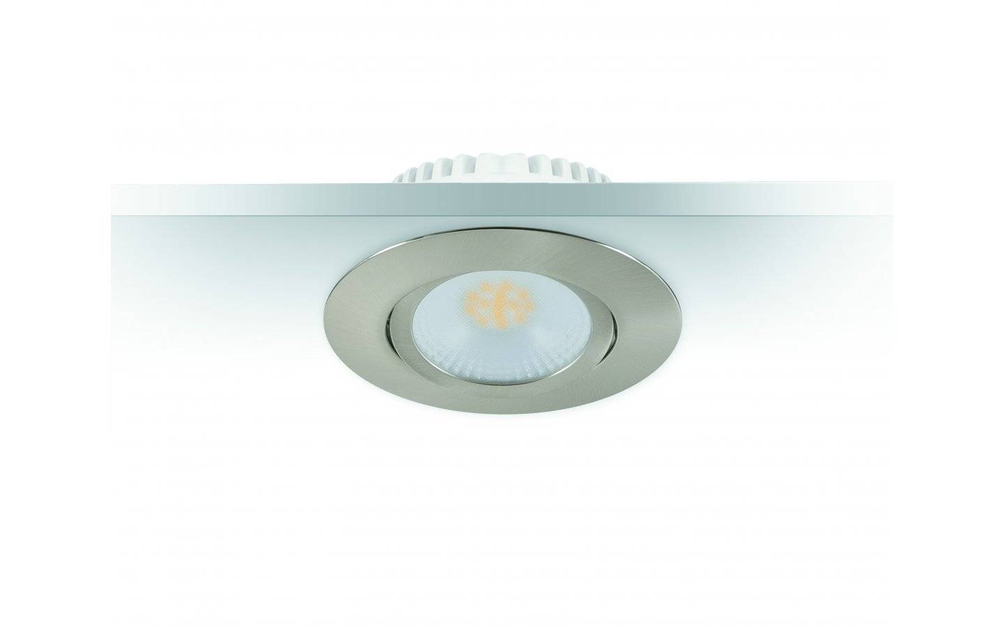 MD-230 Downlight 3000K 3x5W Satin 230V IP44 3-Pack