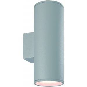 Väggarmatur Karlstad, Silver, 2xE27, IP54