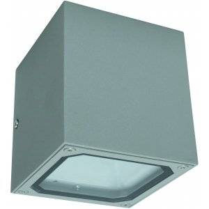 Väggarmatur Cube II, Silver, 2x7W, 2xG9, IP54