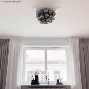 Gross Plafond 50cm 6xG9 Rökgrå