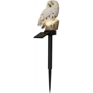 Owl Solcellslampa 33cm Beige
