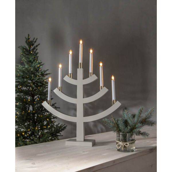 Gillian Ljusstake 64cm Beige