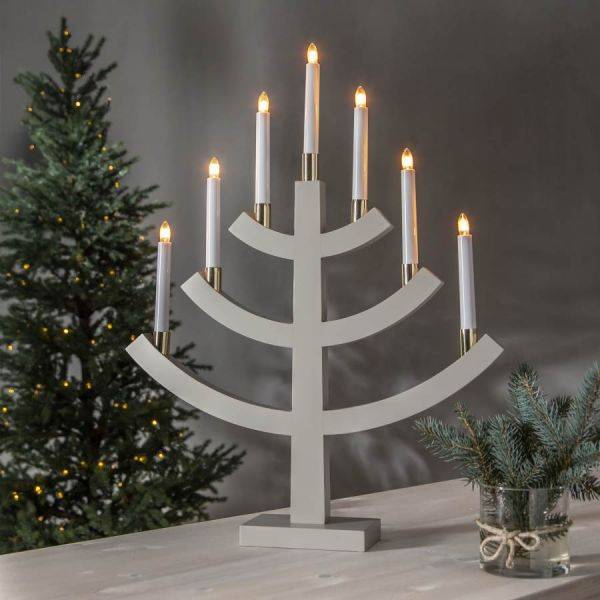 Gillian Ljusstake 64cm Beige